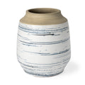 Tall Blue Pattern Ceramic Vase