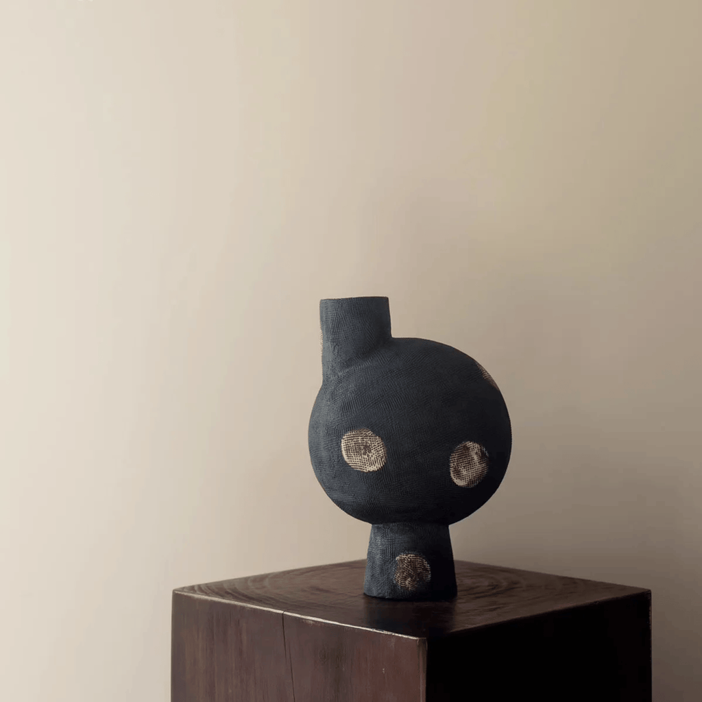 Handmade Polka Dot Ceramic Vase Collection