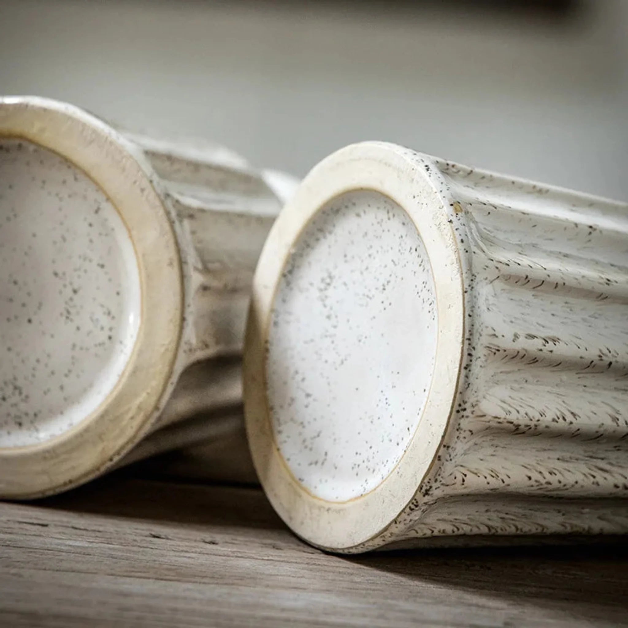 Vintage White Ceramic Vase