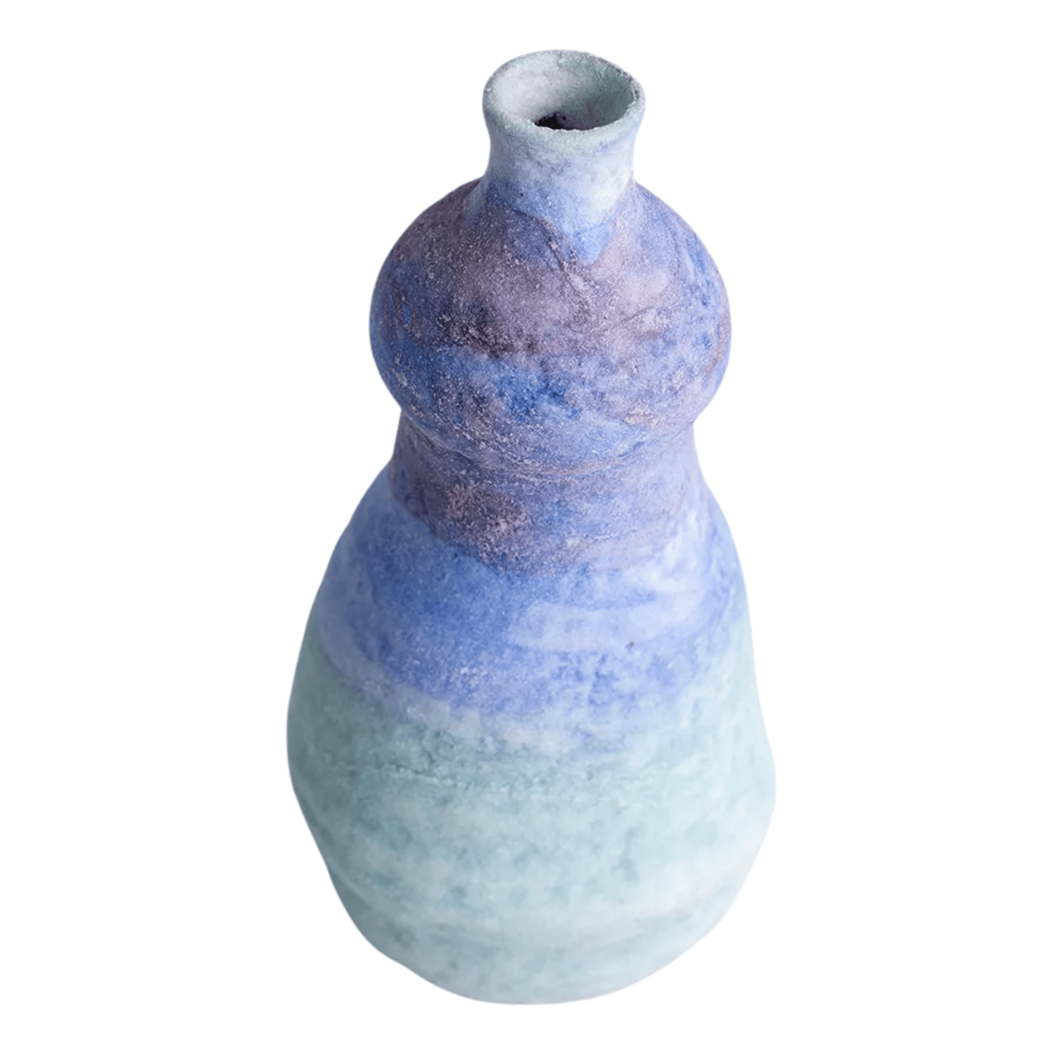 Blue Gradient Ceramic Vase